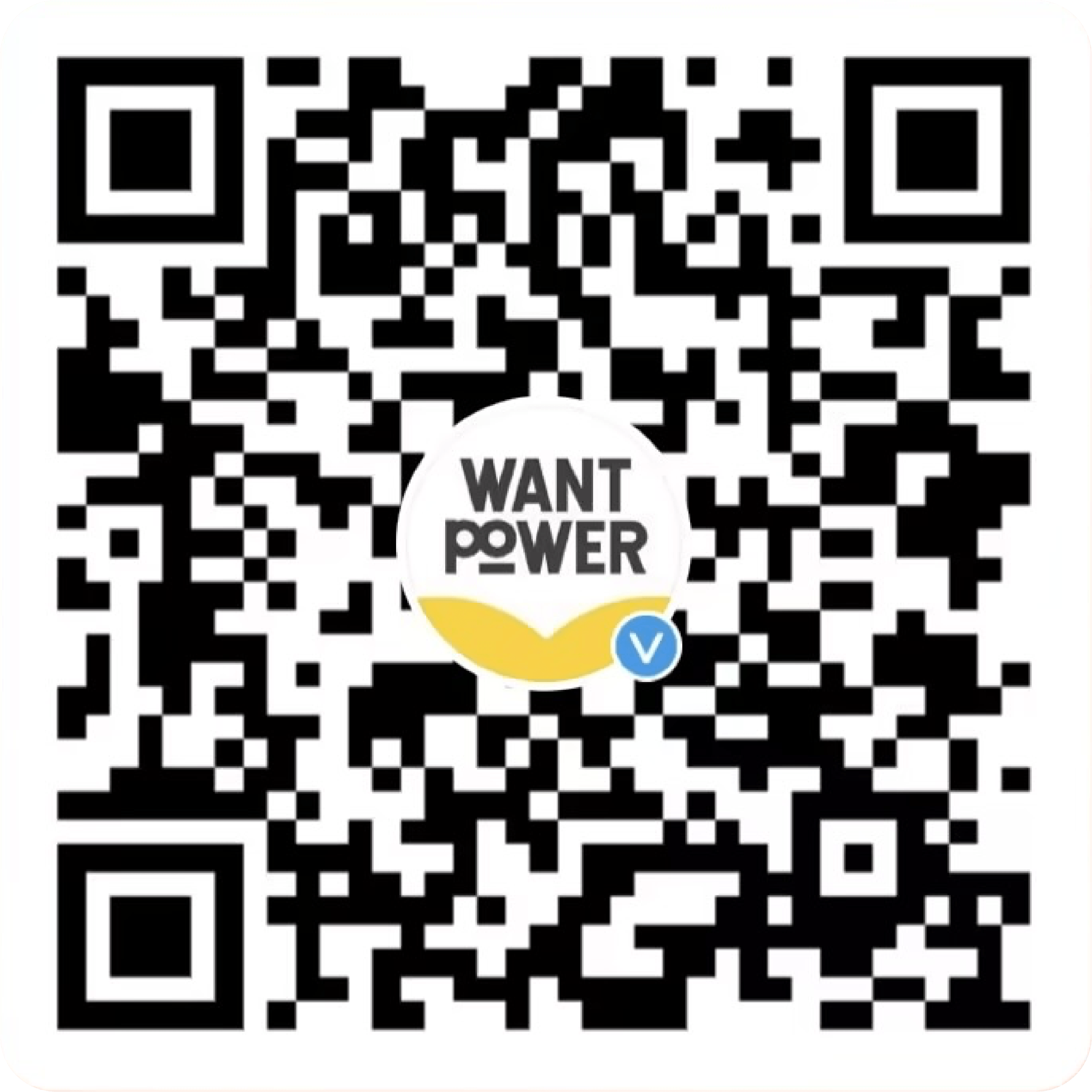 扫一扫关注Want Power微博